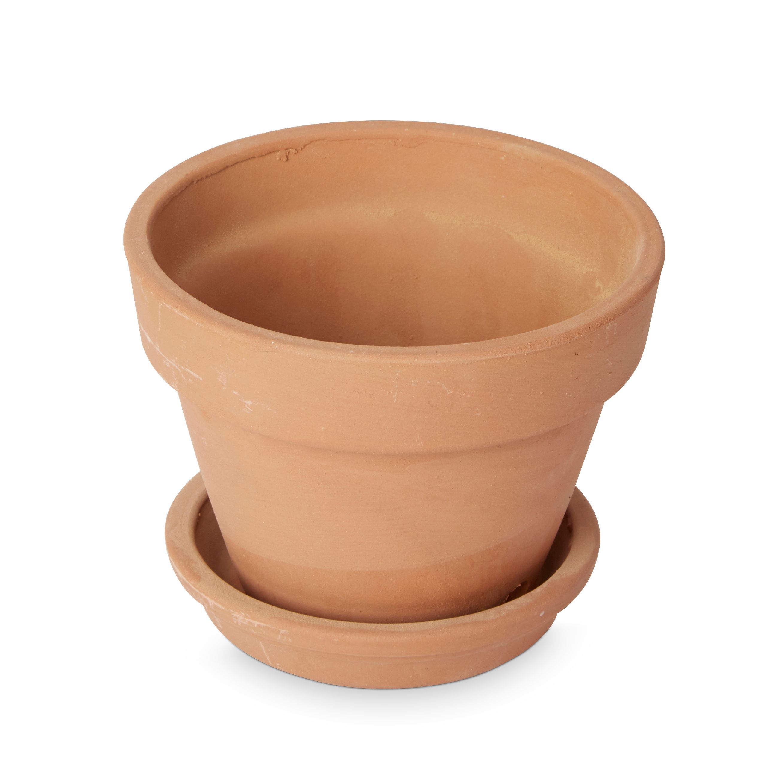 Verve Laleh Terracotta Circular Plant Pot (Dia)13.5Cm, Pack Of 3 | Compare The Build