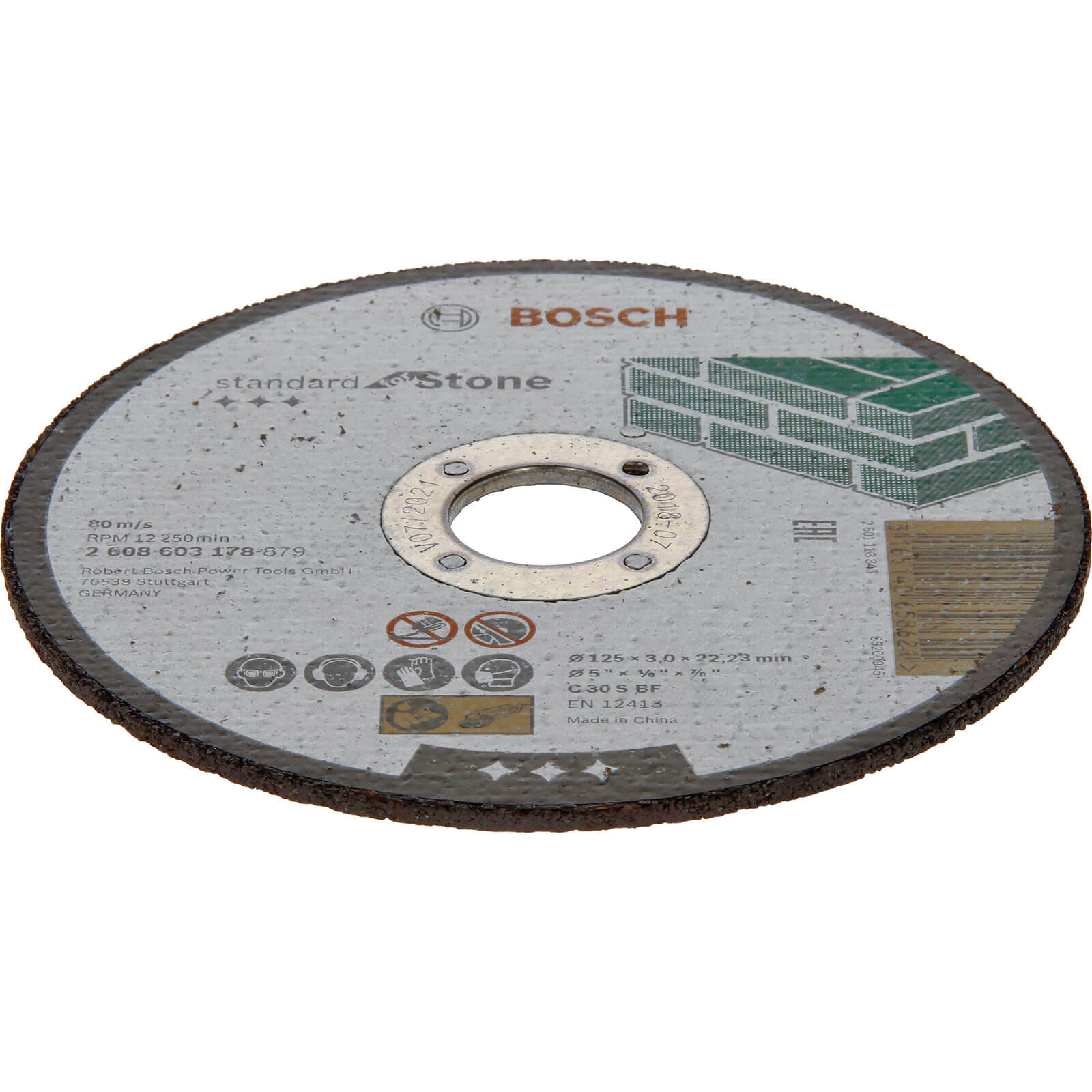 Bosch Standard Stone Cutting Disc 125mm 3mm 22mm Price Comparisons | Compare The Build