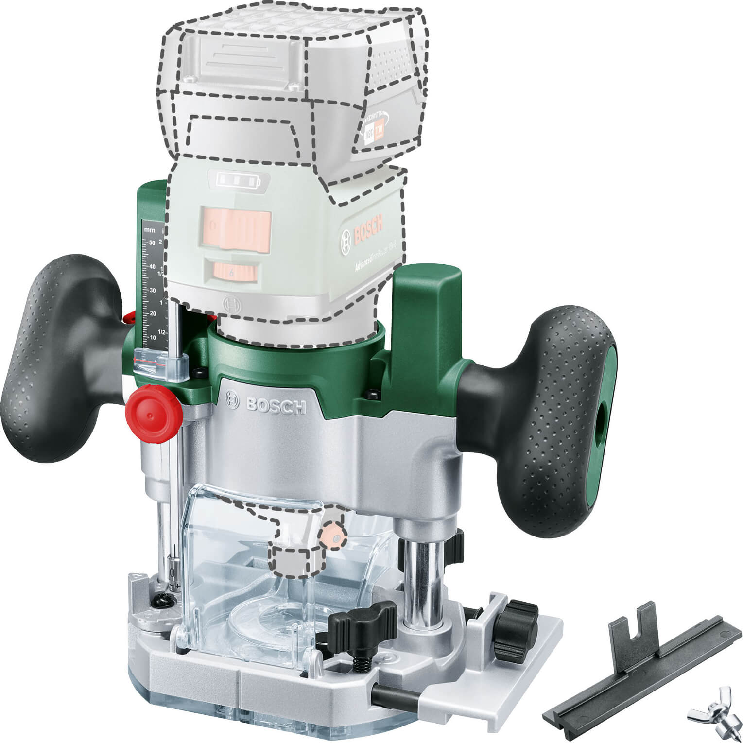 Bosch Router Plunge Base Attachment for ADVANCEDTRIMROUTER 18V-8 Price Comparisons | Compare The Build