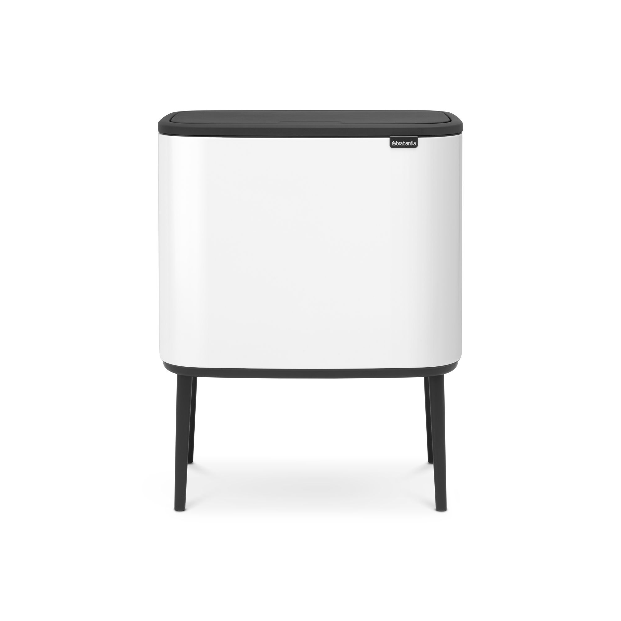 Brabantia Bo Touch Bins White Metal & Plastic Rectangular Freestanding Kitchen Touch Top Bin, 36L Price Comparisons | Compare The Build