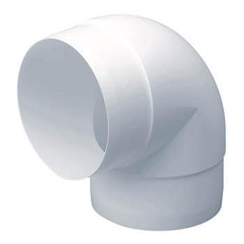 Easipipe Round Ventilation Duct Elbow - 90 Degree x 125mm Price Comparisons | Compare The Build