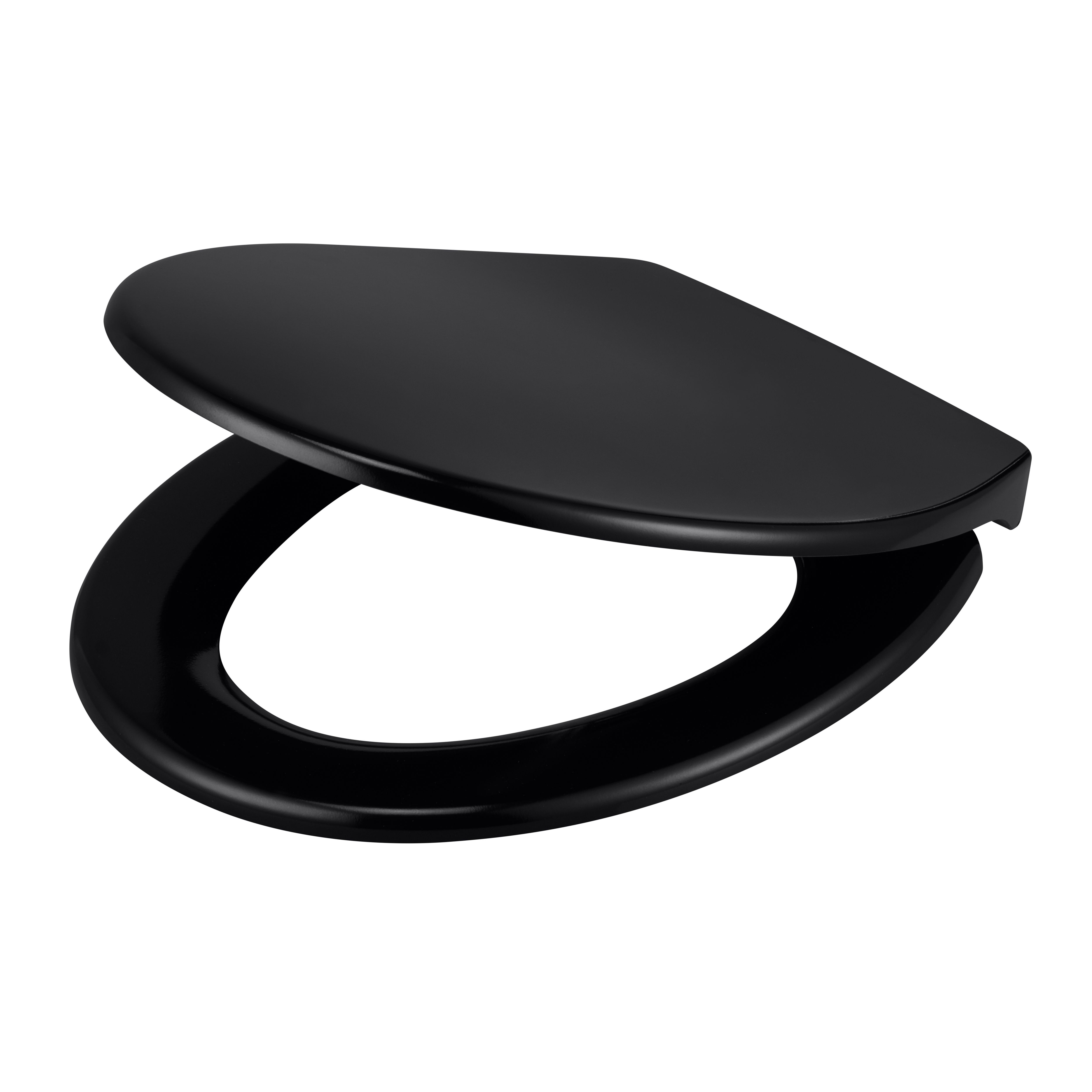 GoodHome Diani Black Top Fix Soft Close Toilet Seat Price Comparisons | Compare The Build