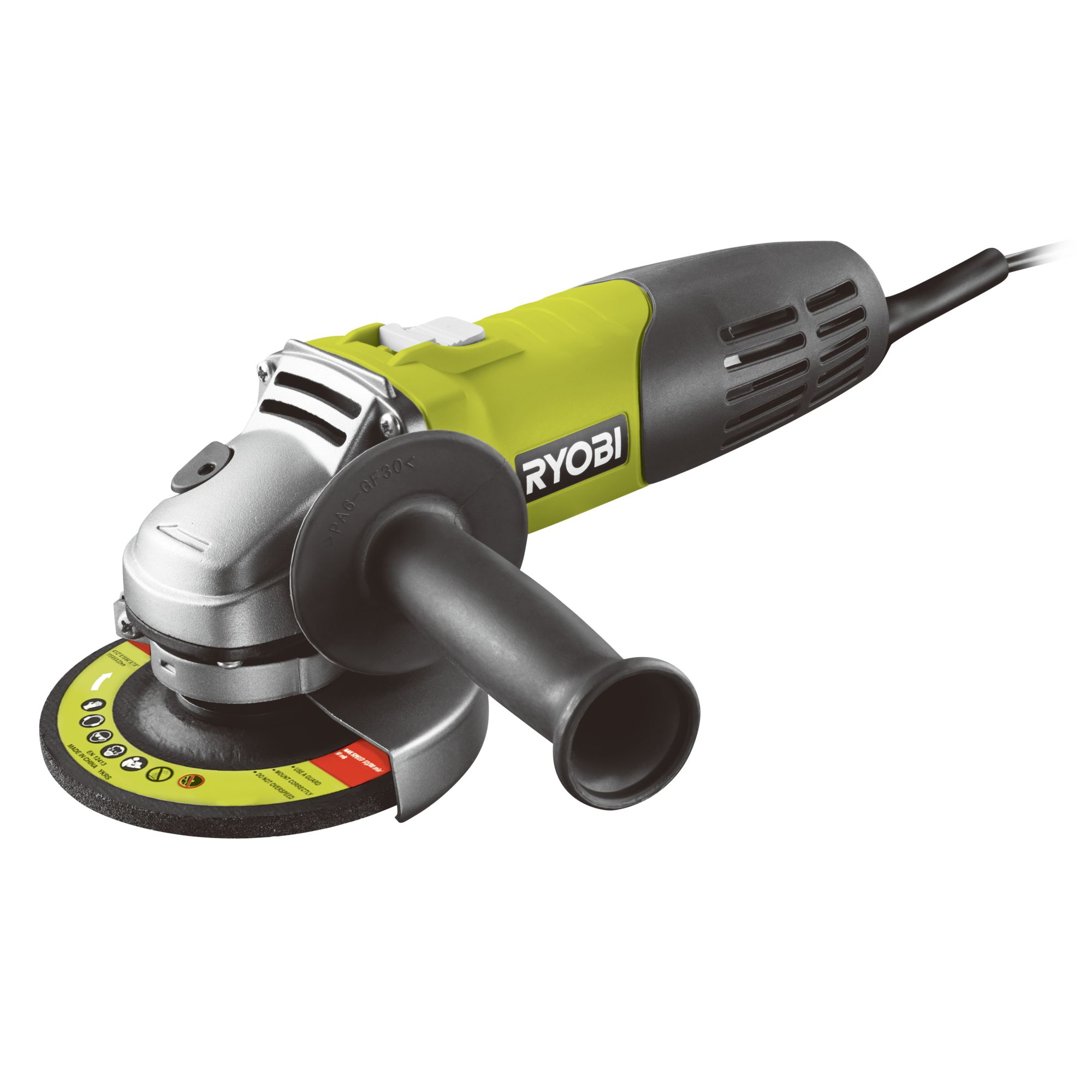 Ryobi 600W 240V 115mm Corded Angle Grinder Rag600-115Ga5 Price Comparisons | Compare The Build