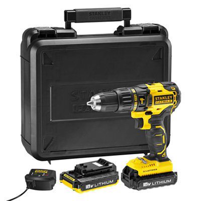 Stanley FatMax 18V 2Ah Cordless Combi drill KFMCD628D2K-GB Price Comparisons | Compare The Build