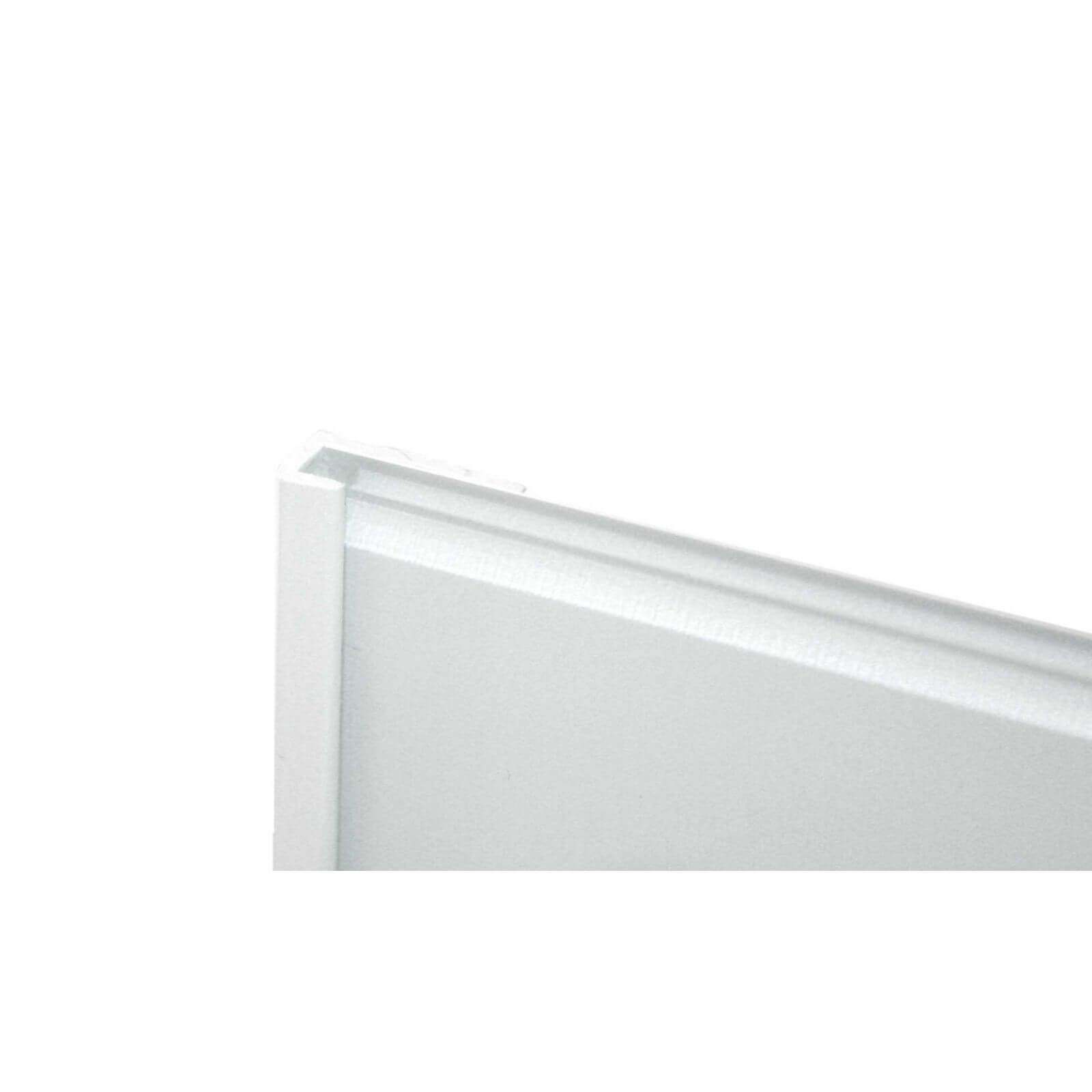 Zenolite Colour Matched PVC Edge Cap - Splashback Profile - 1250mm - White Price Comparisons | Compare The Build