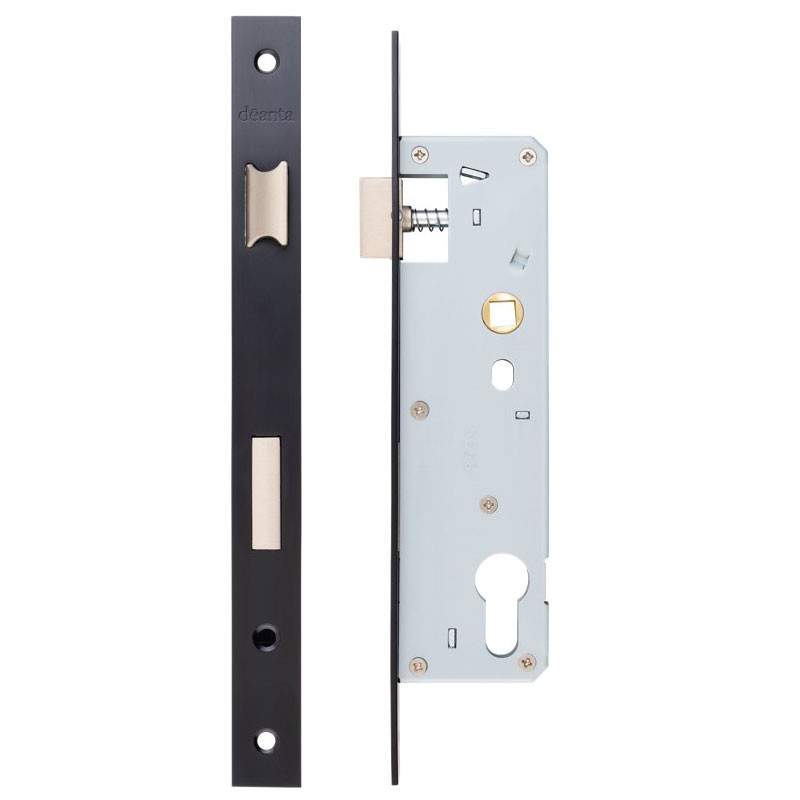 Deanta Slim Euro Profile Sash Lock - Black Stainless Steel SLSLBSEU Price Comparisons | Compare The Build