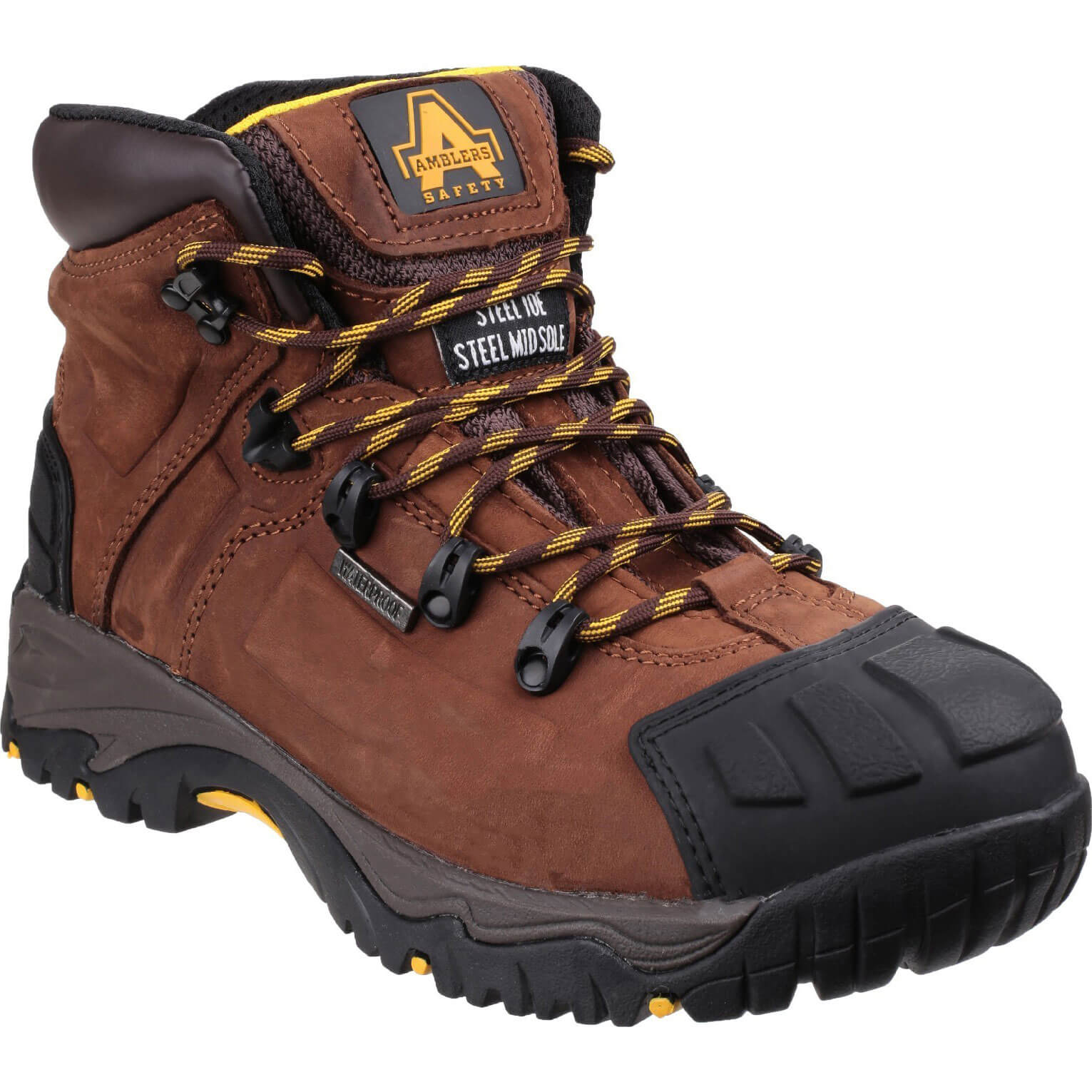 Amblers Mens Safety FS39 Waterproof Safety Boots Brown Size 6 Price Comparisons | Compare The Build