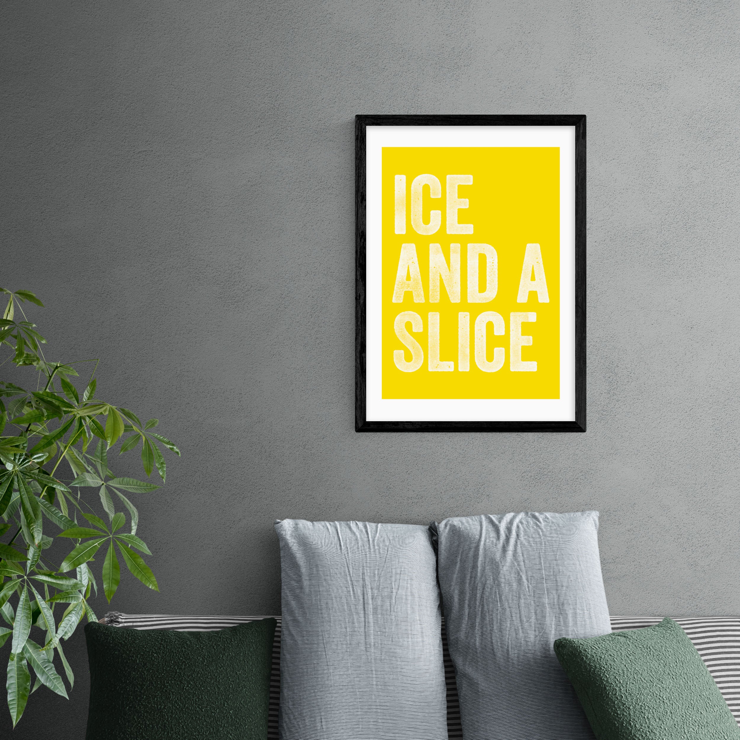 East End Prints Ice and Slice Print Yellow Price Comparisons | Compare The Build