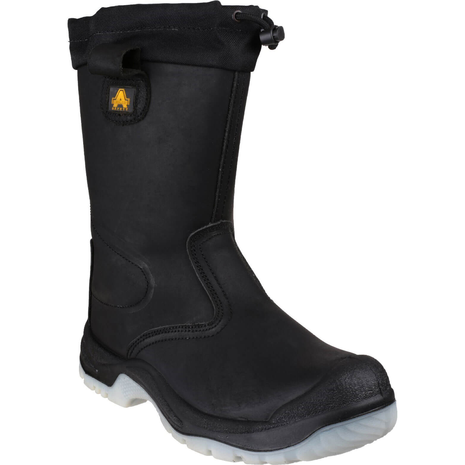 Amblers Mens Safety FS209 Water Resistant Pull On Safety Rigger Boots Black Size 10 Price Comparisons | Compare The Build