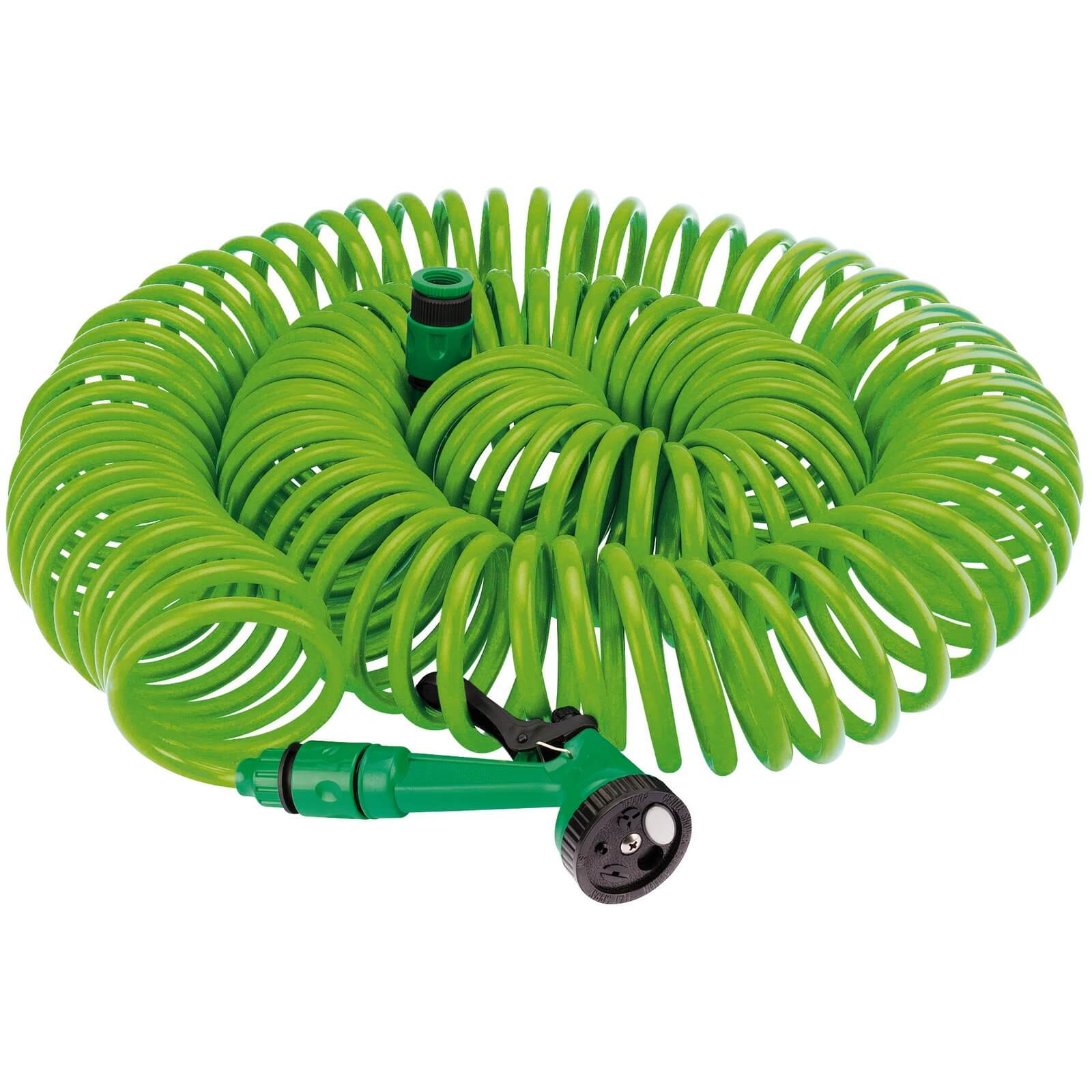 Draper Recoil Hose and Spray Gun Set 3/8" / 9.5mm 30m Green Price Comparisons | Compare The Build