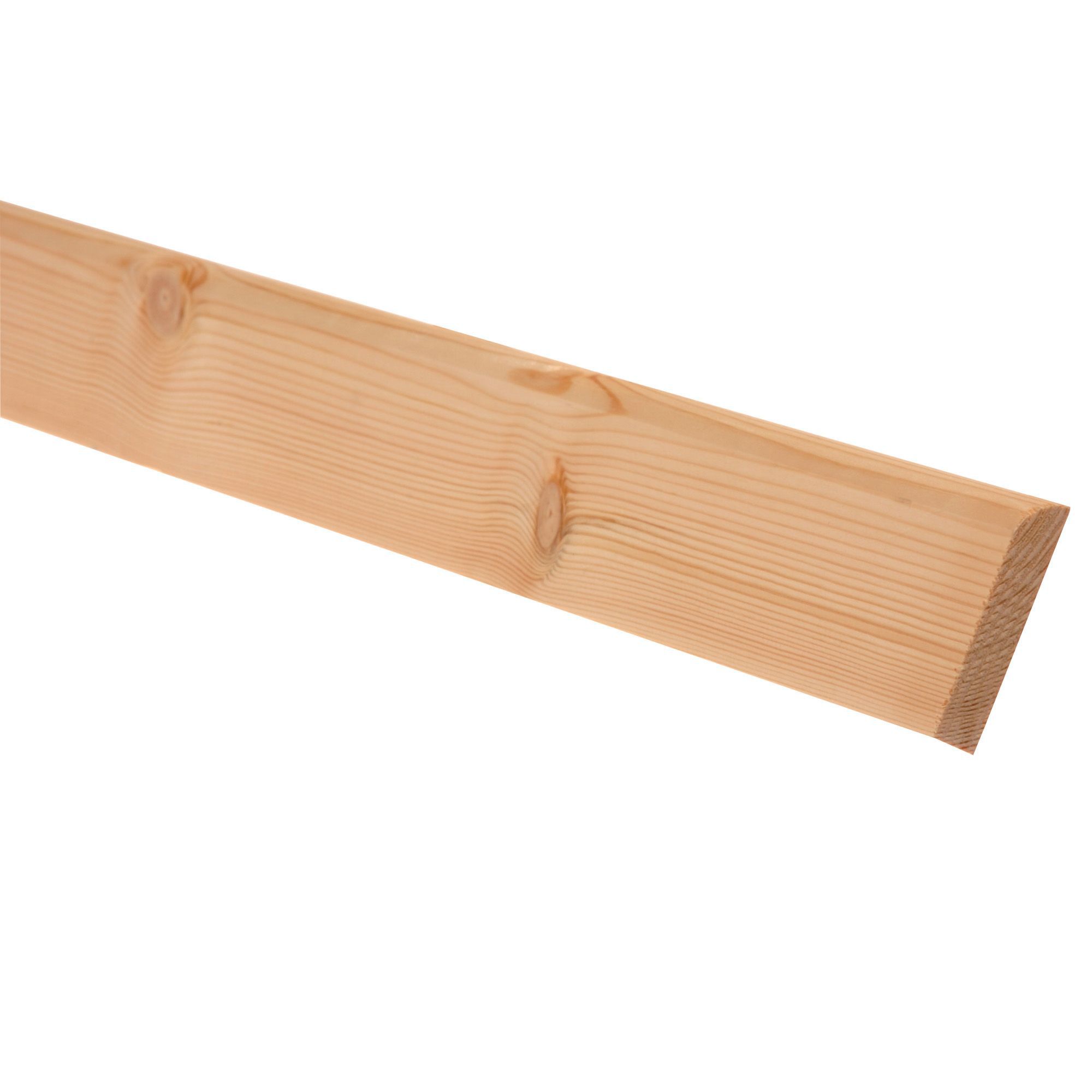 Smooth Pine Bullnose Skirting board (L)2.4m (W)94mm (T)15mm, Pack of 4 Price Comparisons | Compare The Build