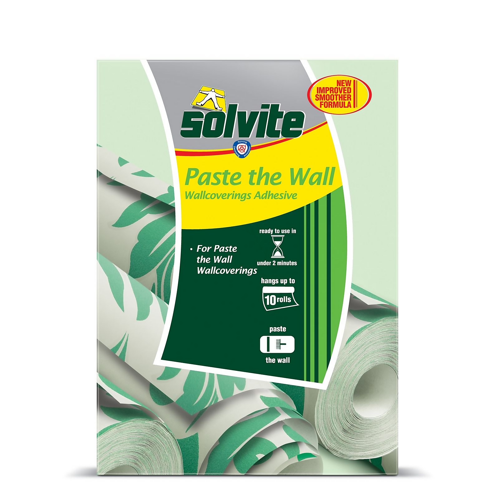 Solvite Paste The Wall Wallpaper Adhesive - 10 Rolls Price Comparisons | Compare The Build