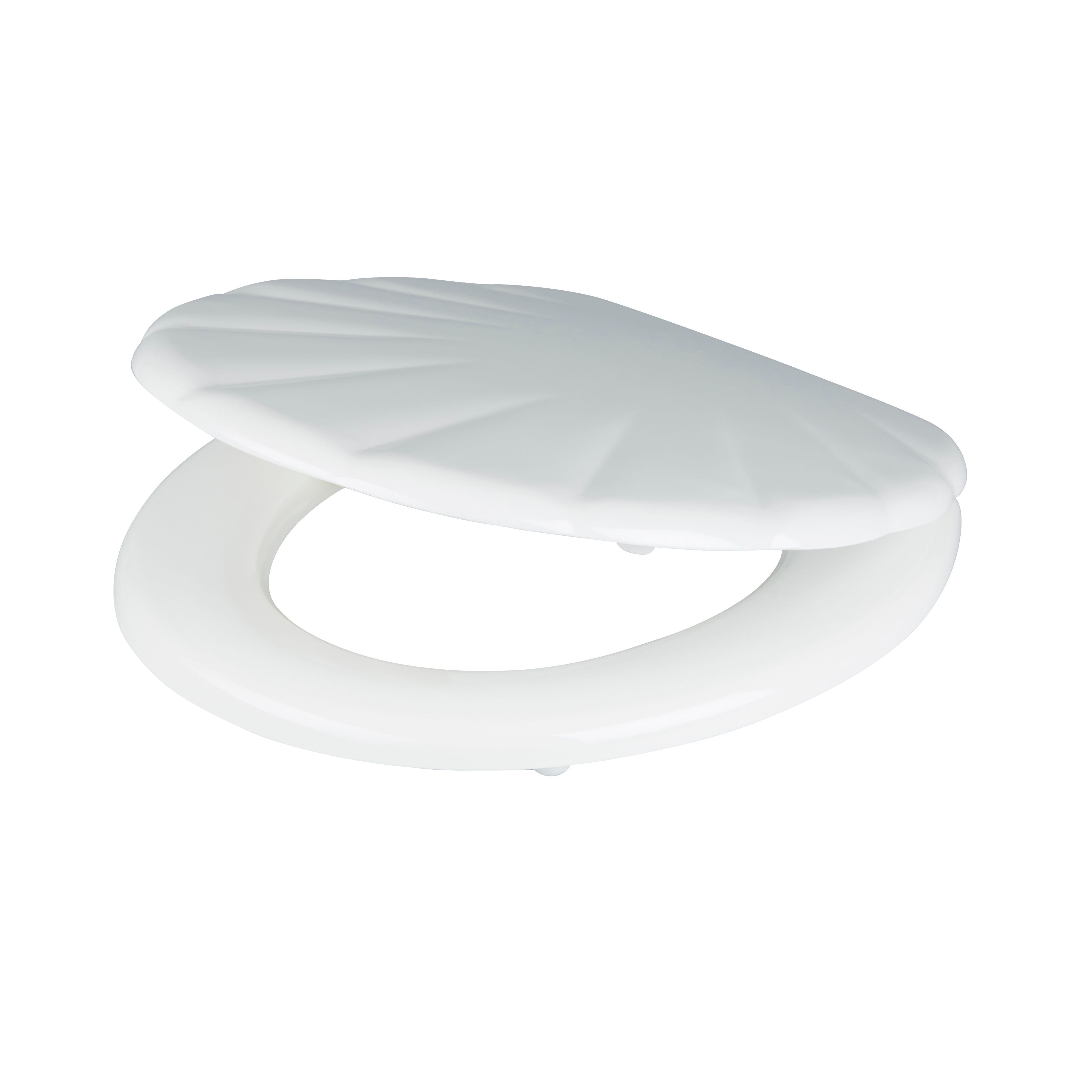 GoodHome Mendra White Bottom Fix Standard Close Toilet Seat Price Comparisons | Compare The Build