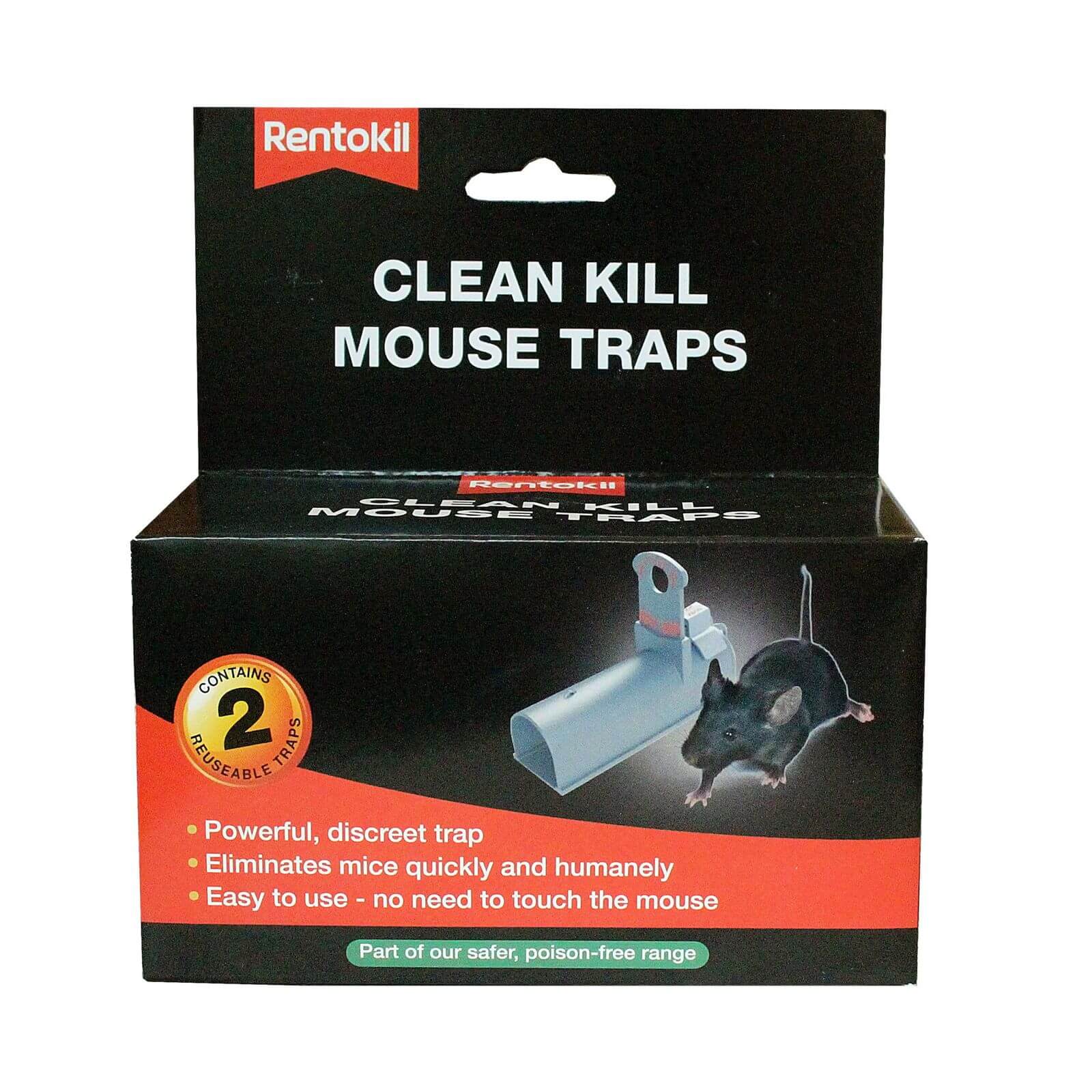 Rentokil Clean Kill Mouse Trap (Pack of 2) | Compare The Build