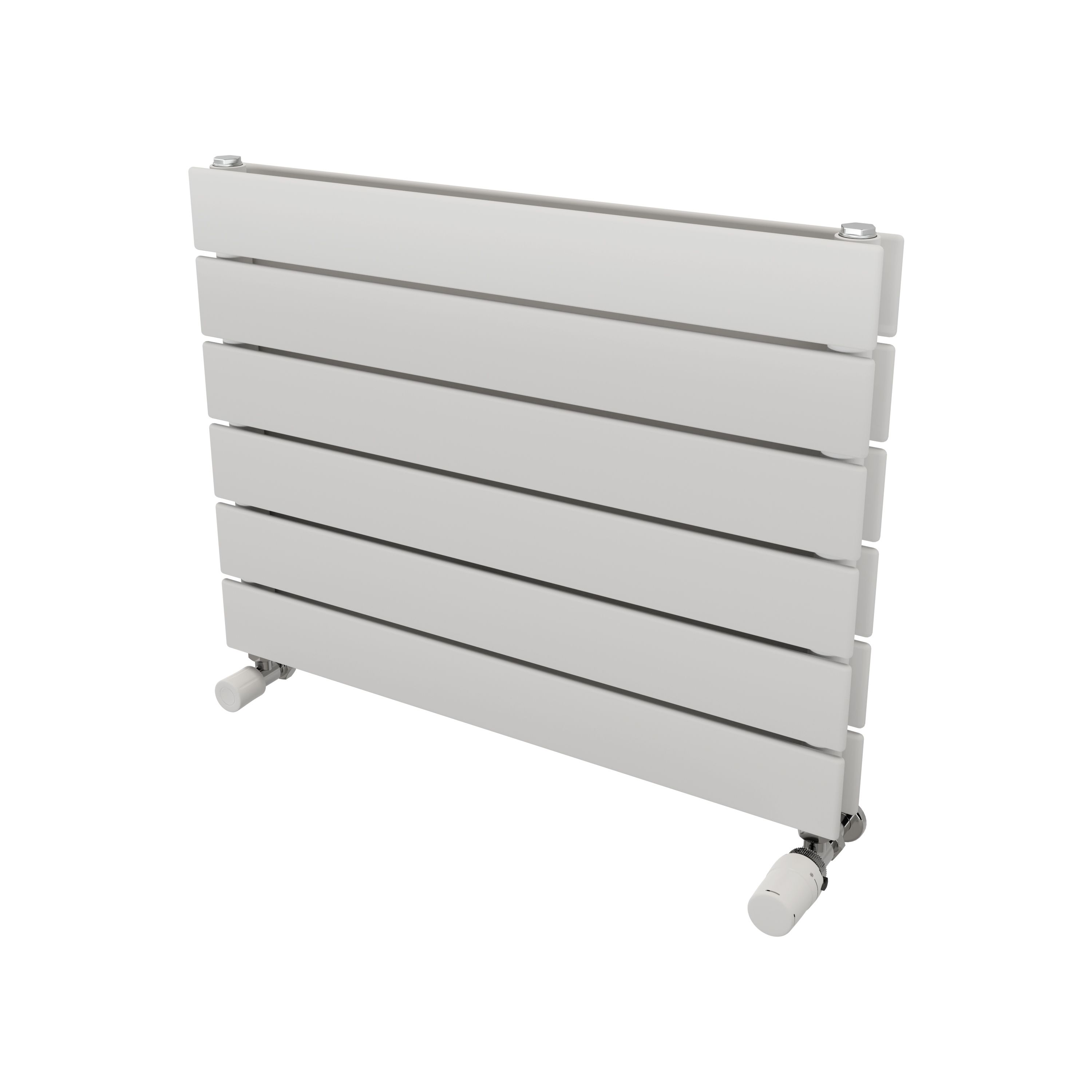 Ximax Vertirad Duplex Satin White Horizontal Designer Panel Radiator, (W)600mm X (H)445mm Price Comparisons | Compare The Build