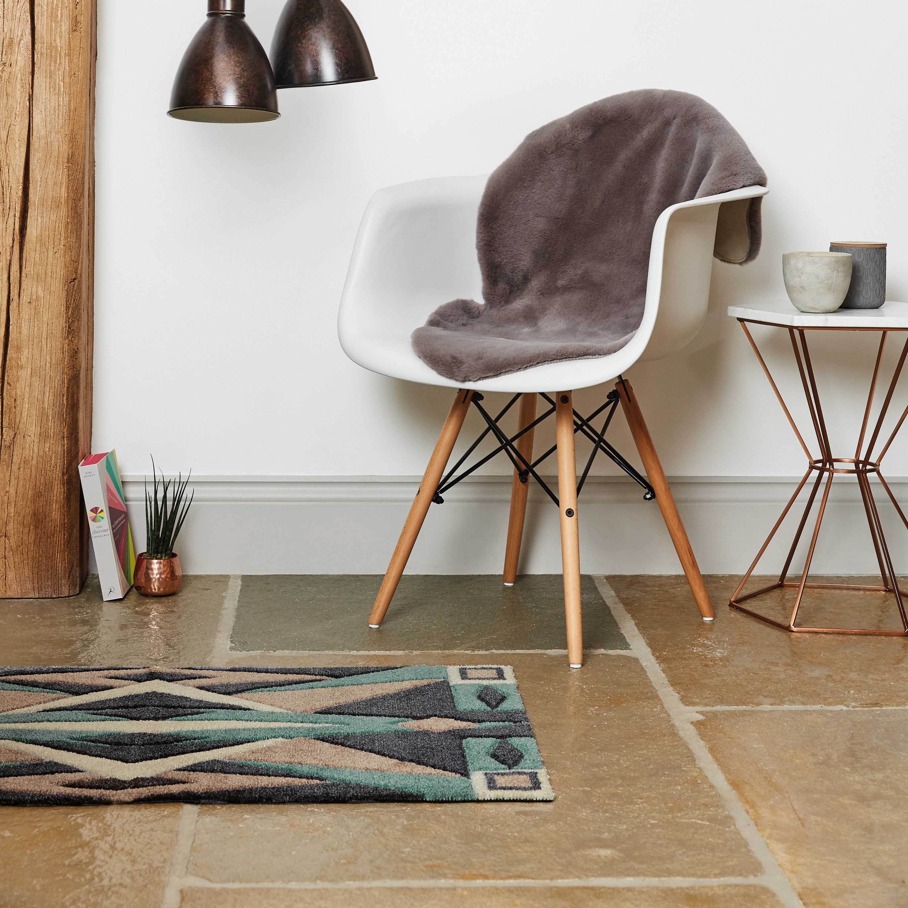 JVL Solemate Latex Decor Doormat Teal (Green) Price Comparisons | Compare The Build