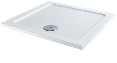 Cooke & Lewis Elements Square Shower Tray (L)760mm (W)760mm (H)40mm Price Comparisons | Compare The Build