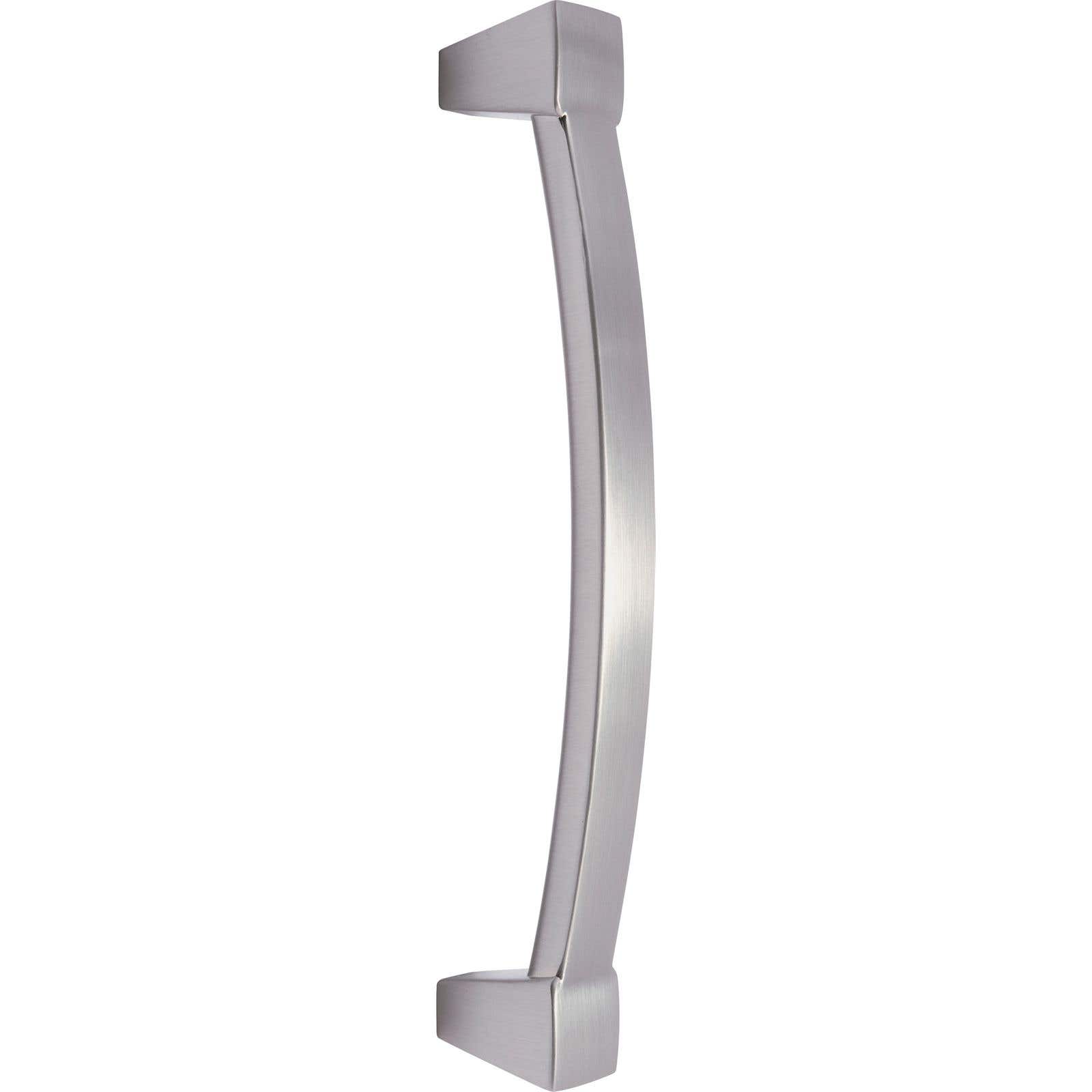 Square Cabinet Door Handle - Brushed Satin Nickel 128mm Price Comparisons | Compare The Build