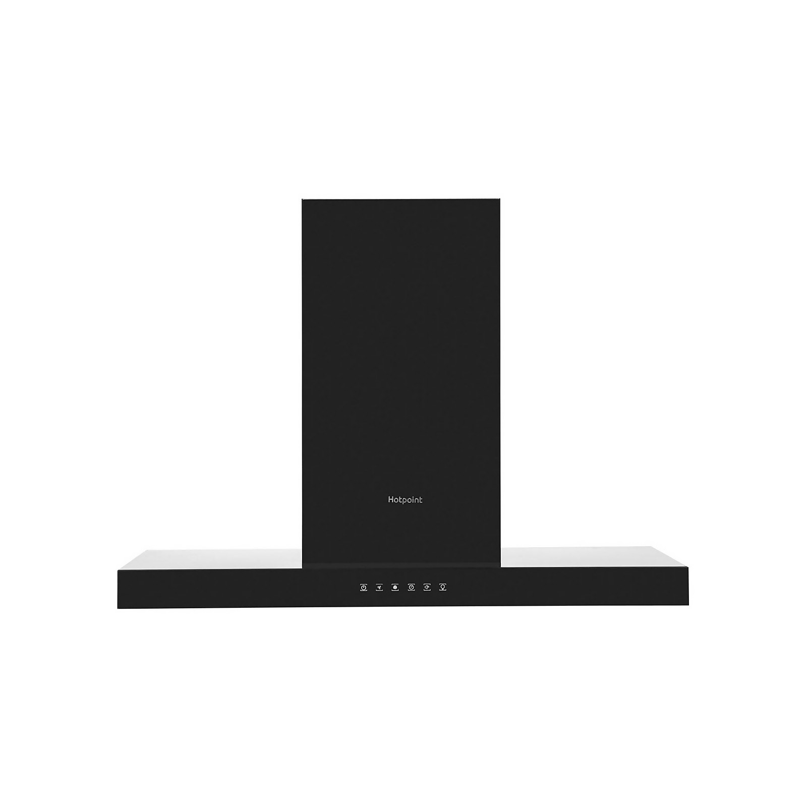 Hotpoint PHBS9.8CLTDK 90 cm Chimney Cooker Hood - Black Price Comparisons | Compare The Build