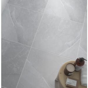 Wickes Boutique Porto Grey Matt Porcelain Wall& Floor Tile - 600 x 600mm - Pack of 4 Price Comparisons | Compare The Build