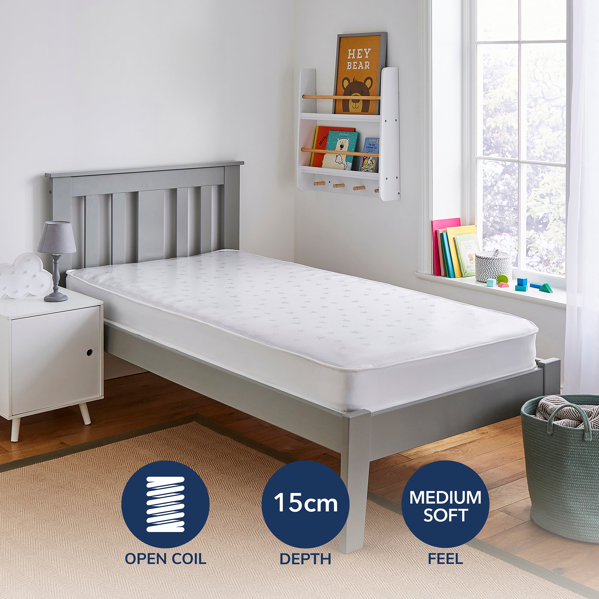 Fogarty Kids Open Coil Single Waterproof Mattress White Price Comparisons | Compare The Build