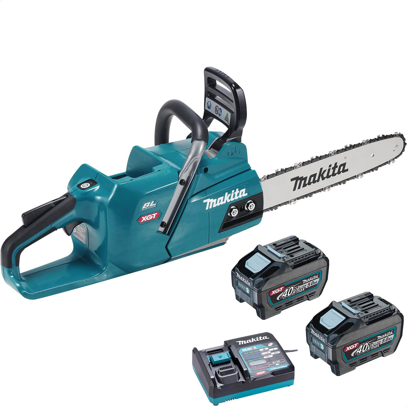 Makita UC011G 40v Max XGT Cordless Brushless Chainsaw 350mm 2 x 5ah Li-ion Charger | Compare The Build