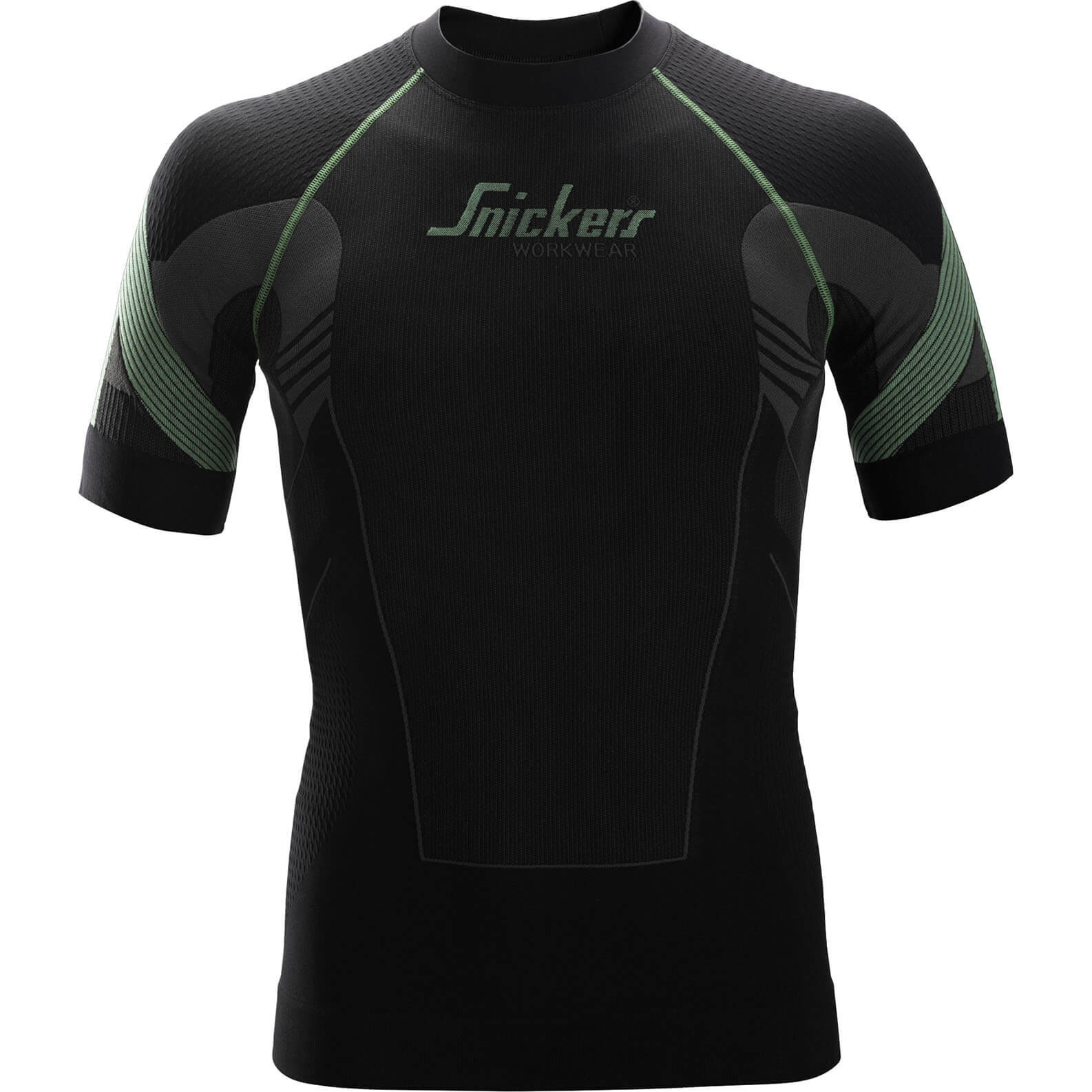 Snickers 9426 FlexiWork Seamless Short Sleeve Shirt Black S Price Comparisons | Compare The Build