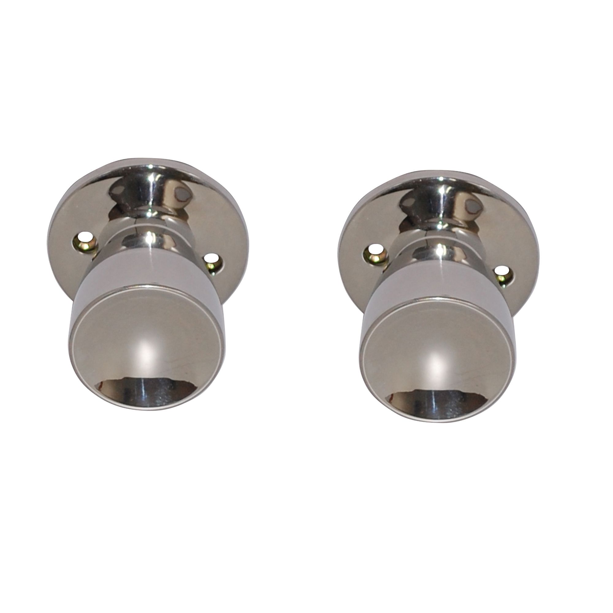 Chrome Effect Stainless Steel Round Internal Door Knob | Compare The Build