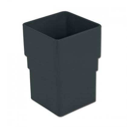 FloPlast Anthracite Grey Square Downpipe Socket RSS1.A Price Comparisons | Compare The Build