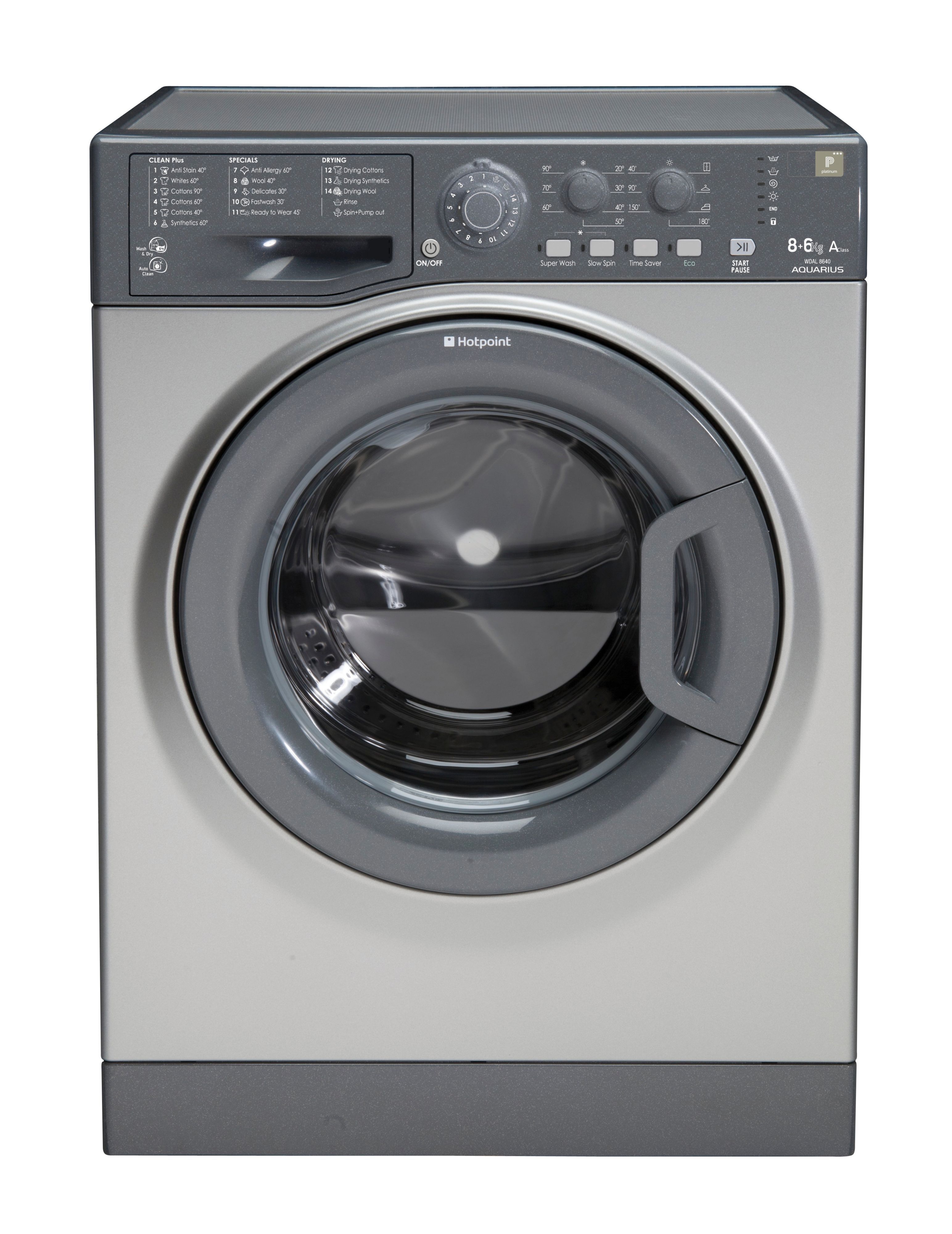 Hotpoint Wdal8640Guk Graphite Freestanding Washer Dryer Price Comparisons | Compare The Build