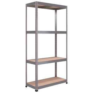 Rb Boss 4 Tier Wood Shelving Kit - 1800 x 900 x 400mm 300kg Udl | Compare The Build