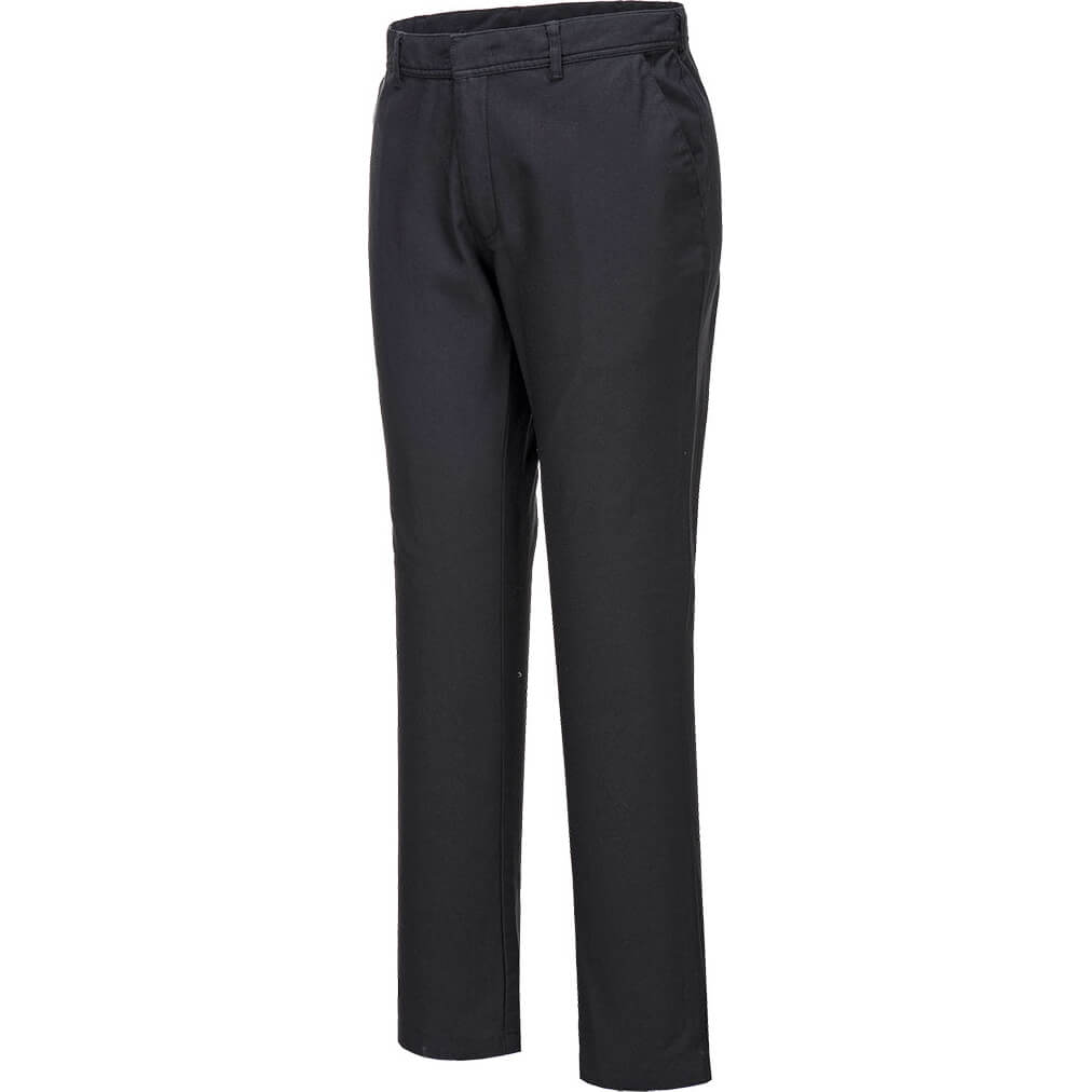 Portwest Mens Stretch Slim Chino Trousers Black 36" 29" Price Comparisons | Compare The Build