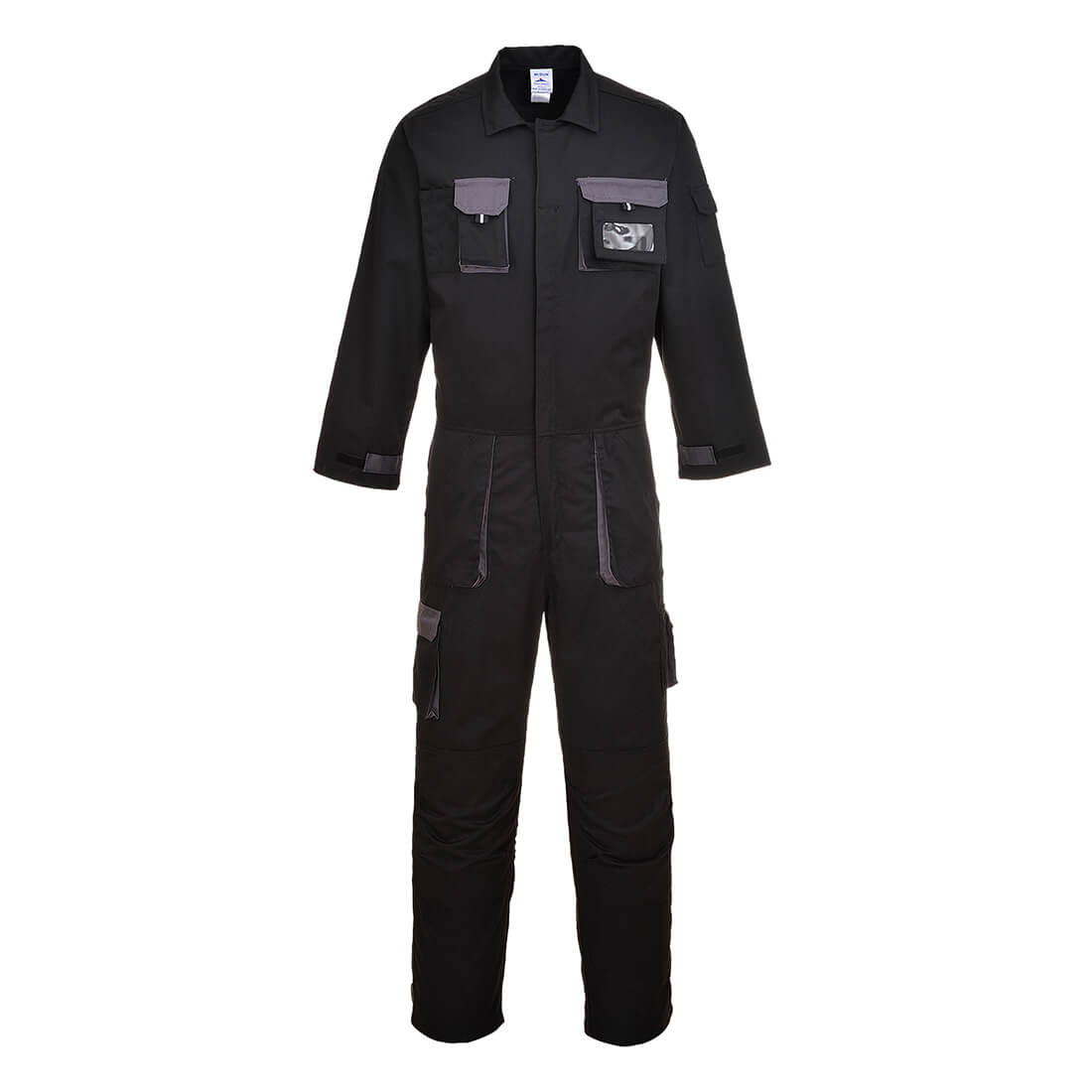 Portwest TX15 Contrast Coverall Black S Price Comparisons | Compare The Build