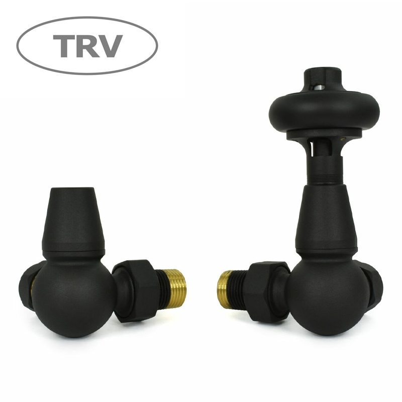 West Thermostatic Valves, Faringdon, Textured Black Corner  - 8mm Price Comparisons | Compare The Build