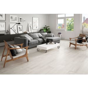 Wickes Maine Light Grey Wood Effect Porcelain Wall & Floor Tile - 225 x 900mm Price Comparisons | Compare The Build