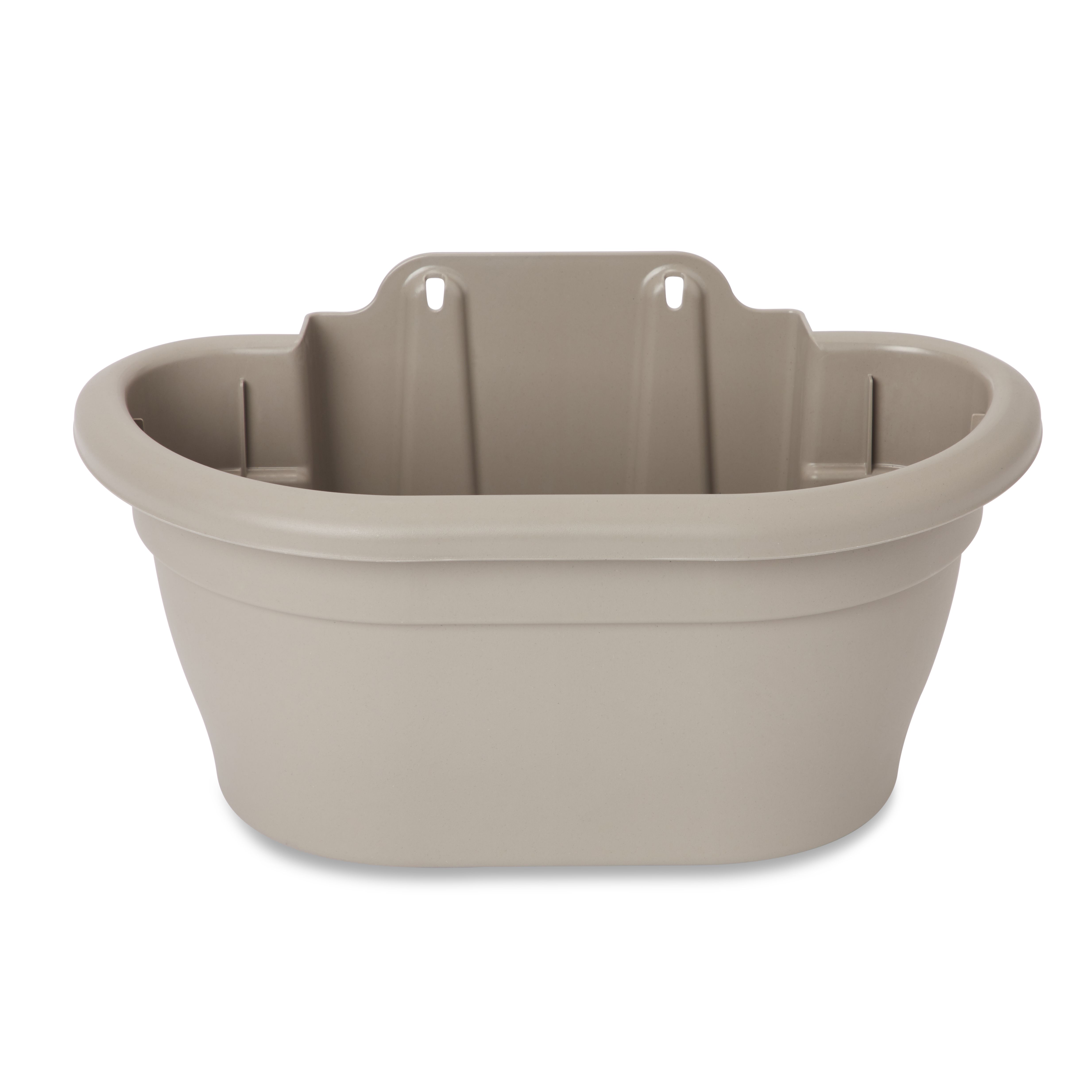 Blooma Florus Taupe Plastic Oval Trough 34Cm | Compare The Build