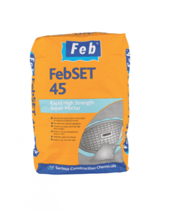 Everbuild Febset 45 Concrete Grey 25kg Price Comparisons | Compare The Build