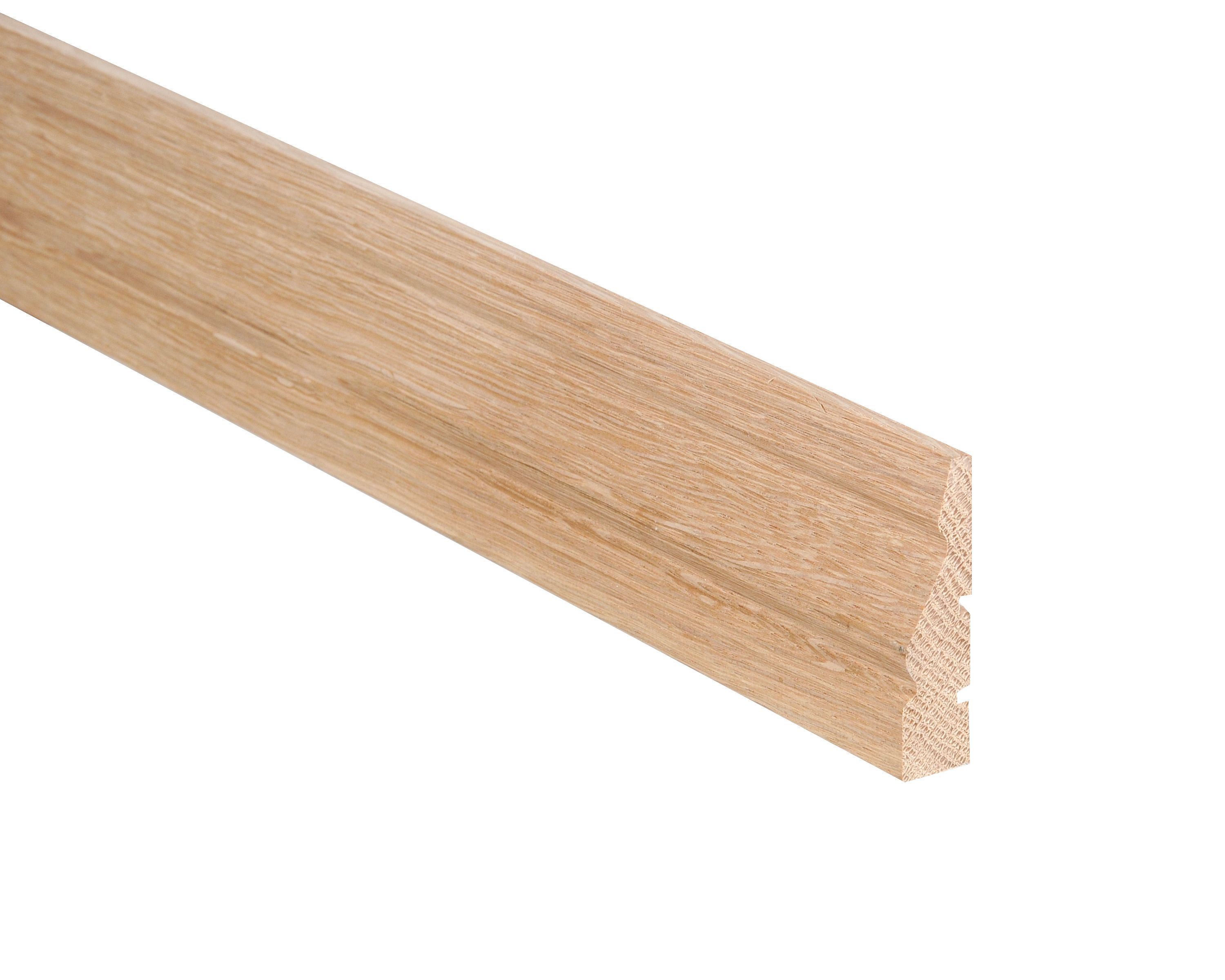 Oak Ogee Architrave (L)2.15m (W)70mm (T)18mm 9.89kg, Pack of 5 | Compare The Build