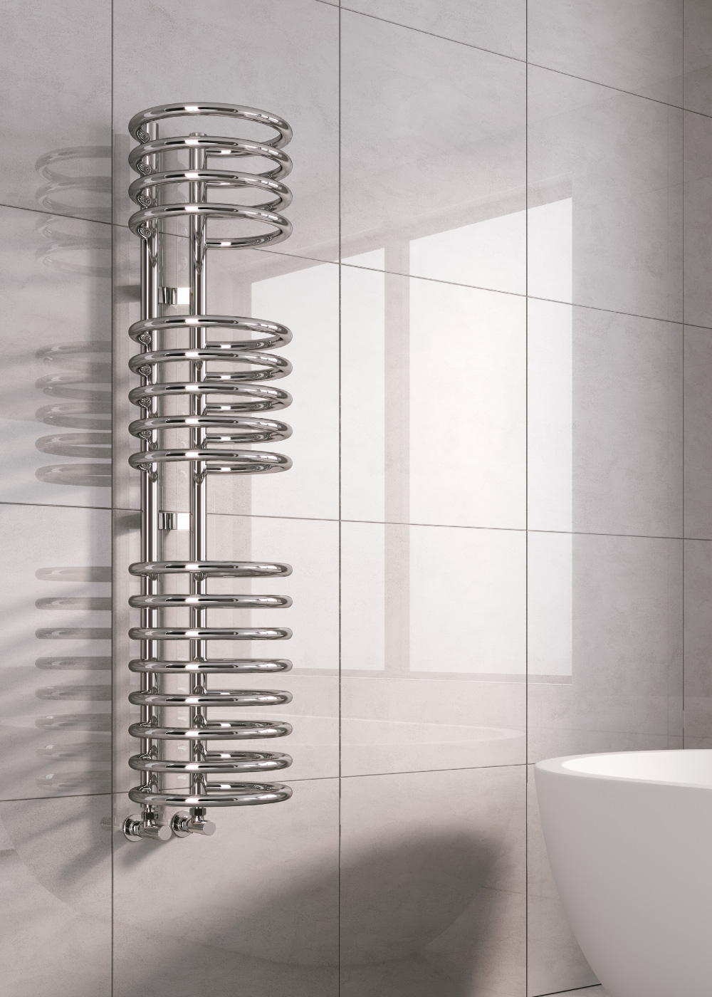 Reina Claro Designer Rail, Chrome, 900x300mm Price Comparisons | Compare The Build