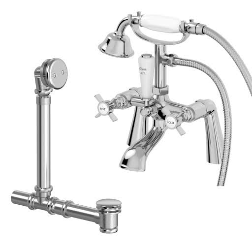 Park Lane Worcester Bath Shower Mixer Tap with JLW03 Bath Waste Price Comparisons | Compare The Build