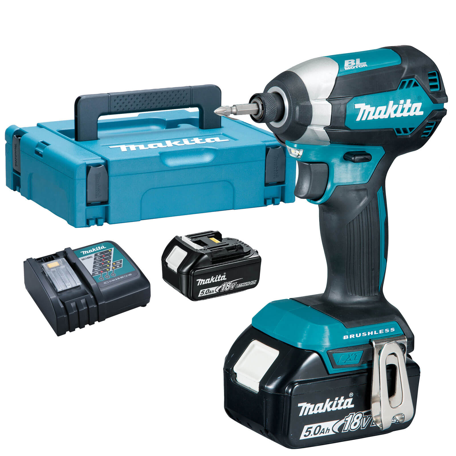 Makita DTD153 18v Cordless LXT Brushless Impact Driver 2 x 5ah Li-ion Charger Case Price Comparisons | Compare The Build