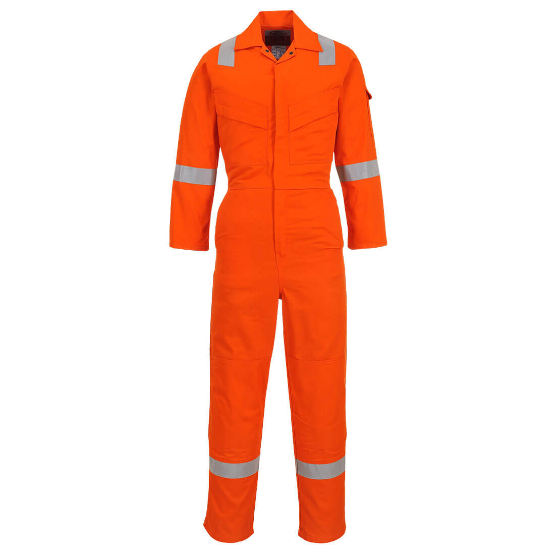 Biz Flame Mens Flame Resistant Lightweight Antistatic Coverall Orange 2XL 32" Price Comparisons | Compare The Build