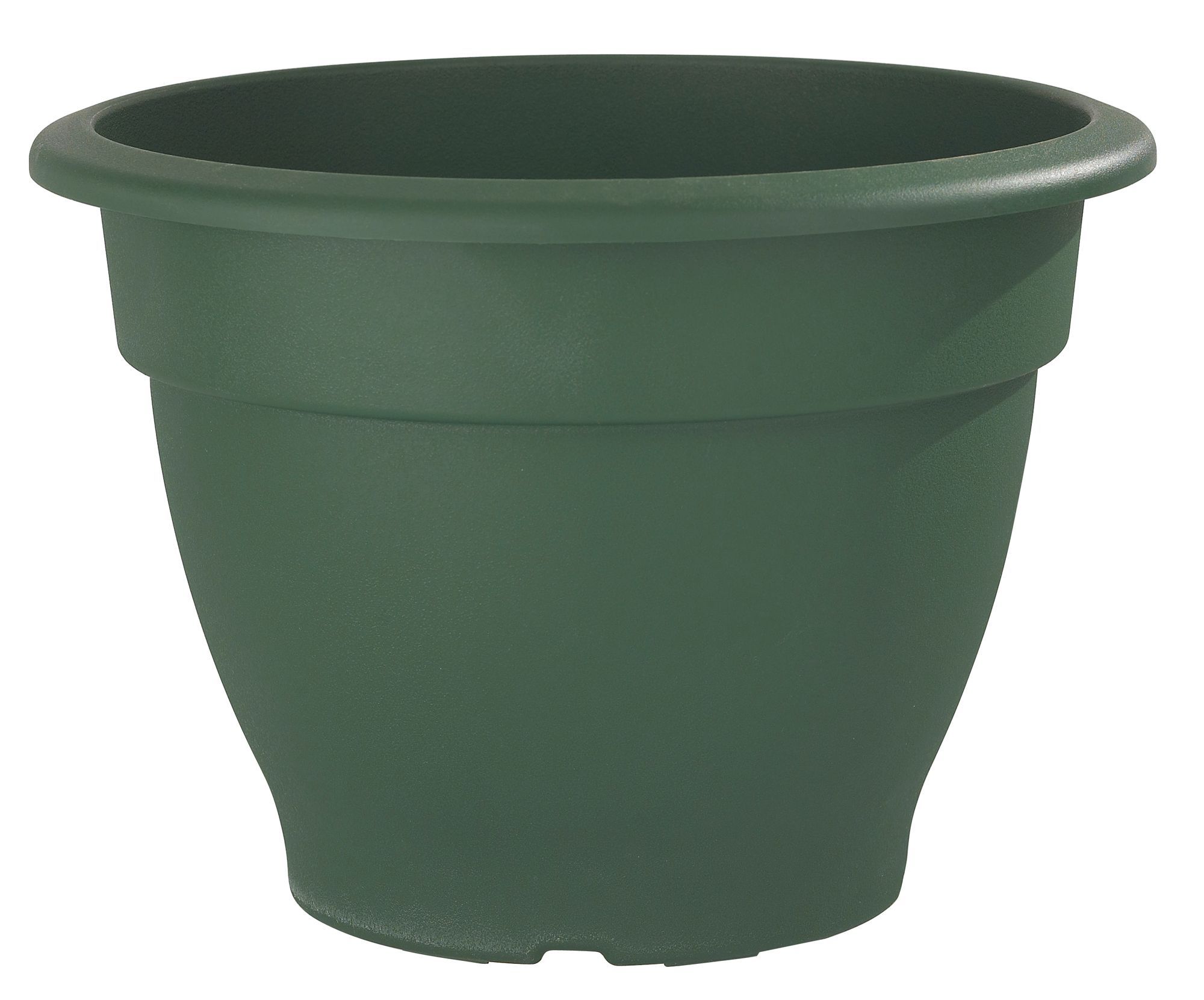 Sankey Bell Round Plastic Dark Green Ceramic Effect Plant Pot (H)420mm (Dia)380mm Price Comparisons | Compare The Build