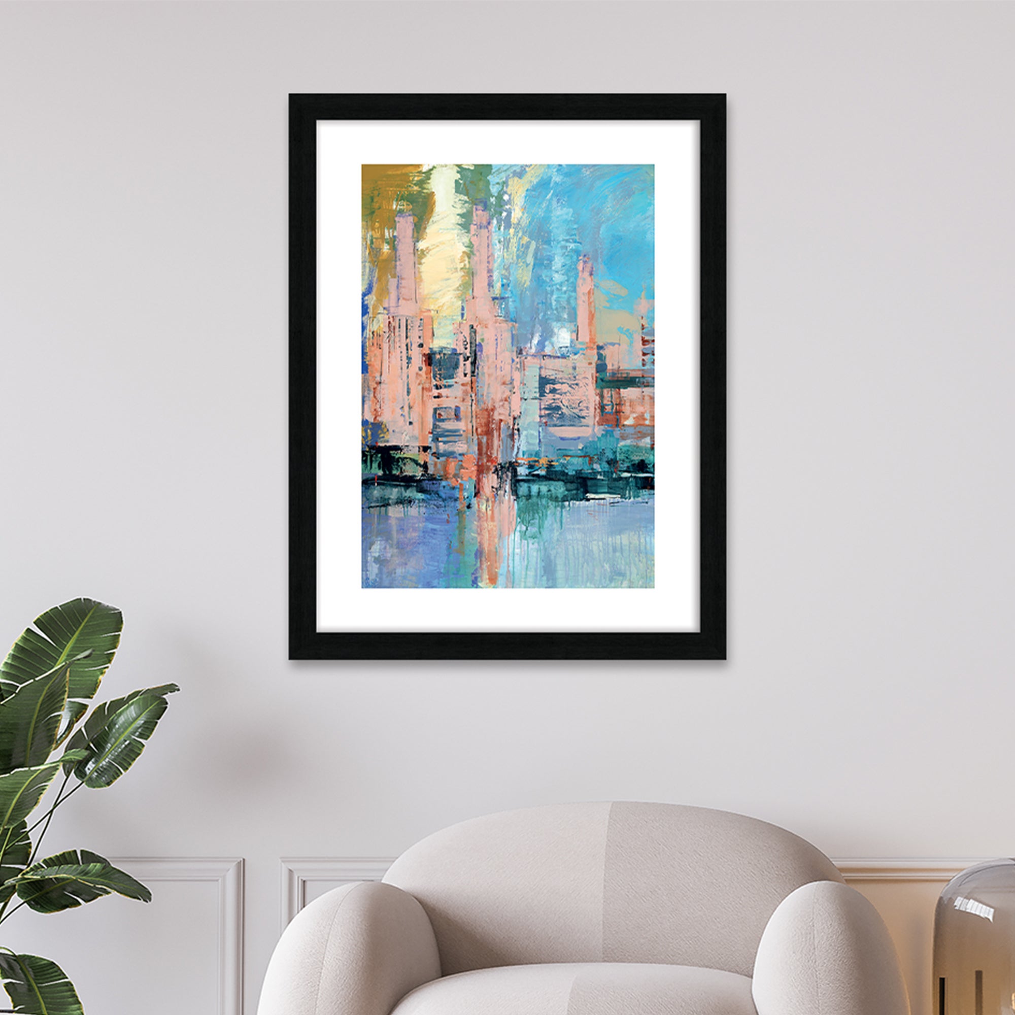 The Art Group Pink Power Framed Print MultiColoured | Compare The Build