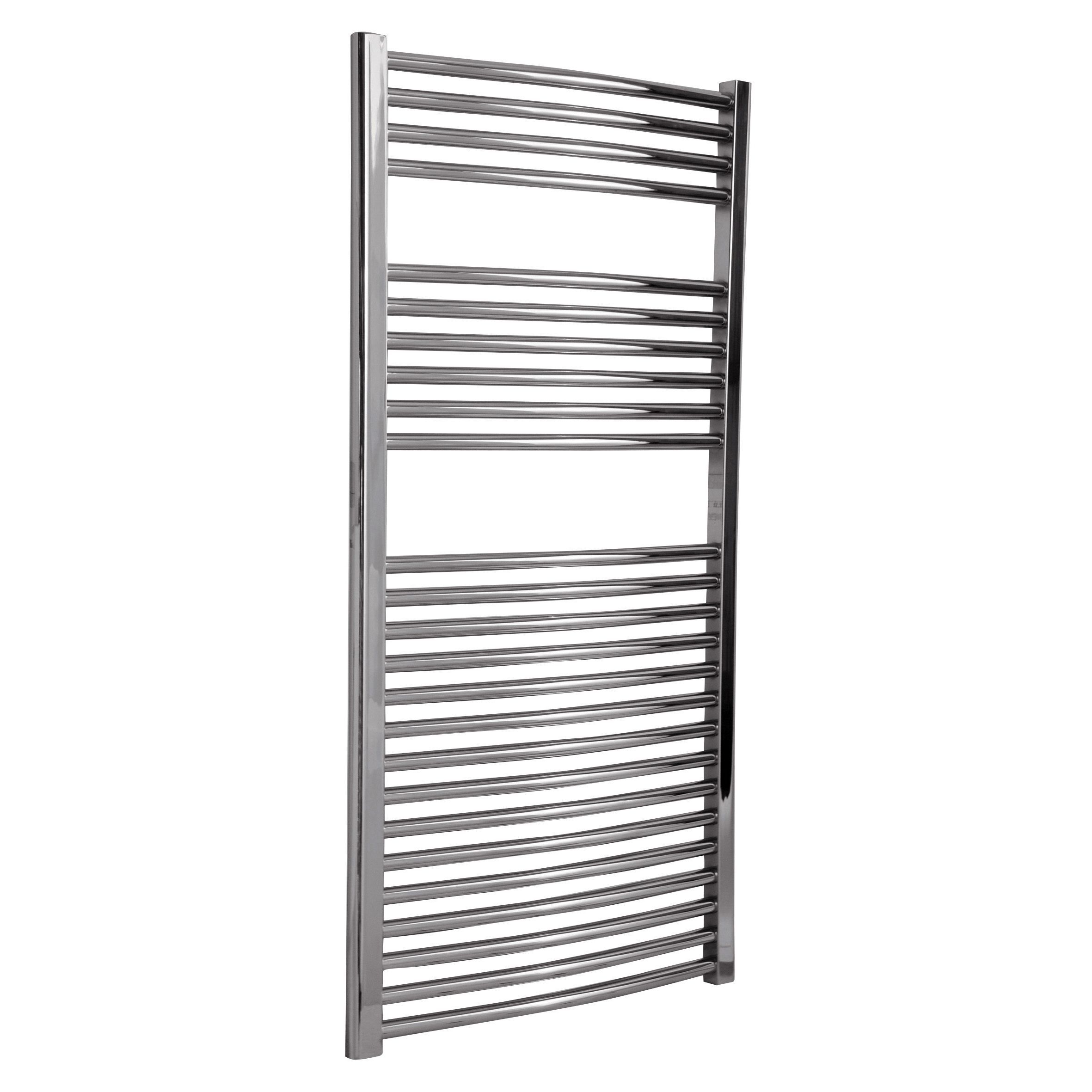 Flomasta 419W Electric Silver Towel Warmer (H)1200mm (W)600mm Price Comparisons | Compare The Build