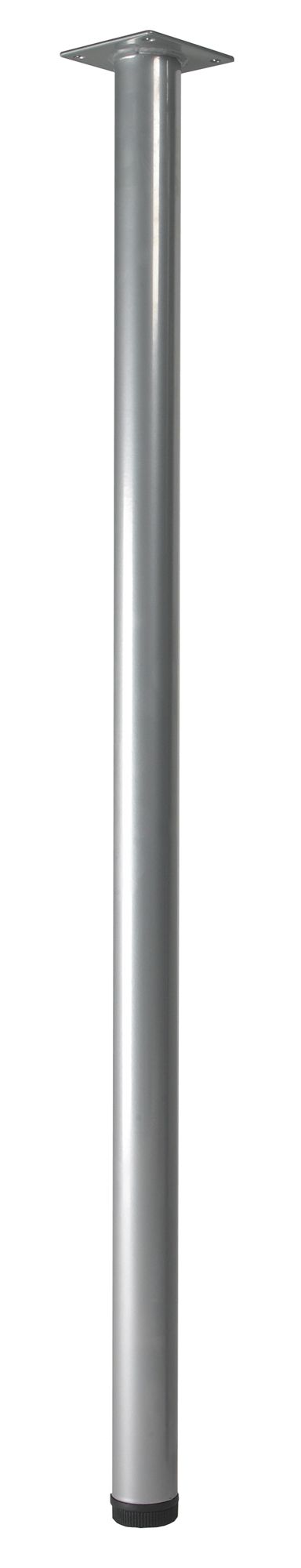 Rothley Painted Silver Effect Furniture Leg (Dia)32mm | Compare The Build