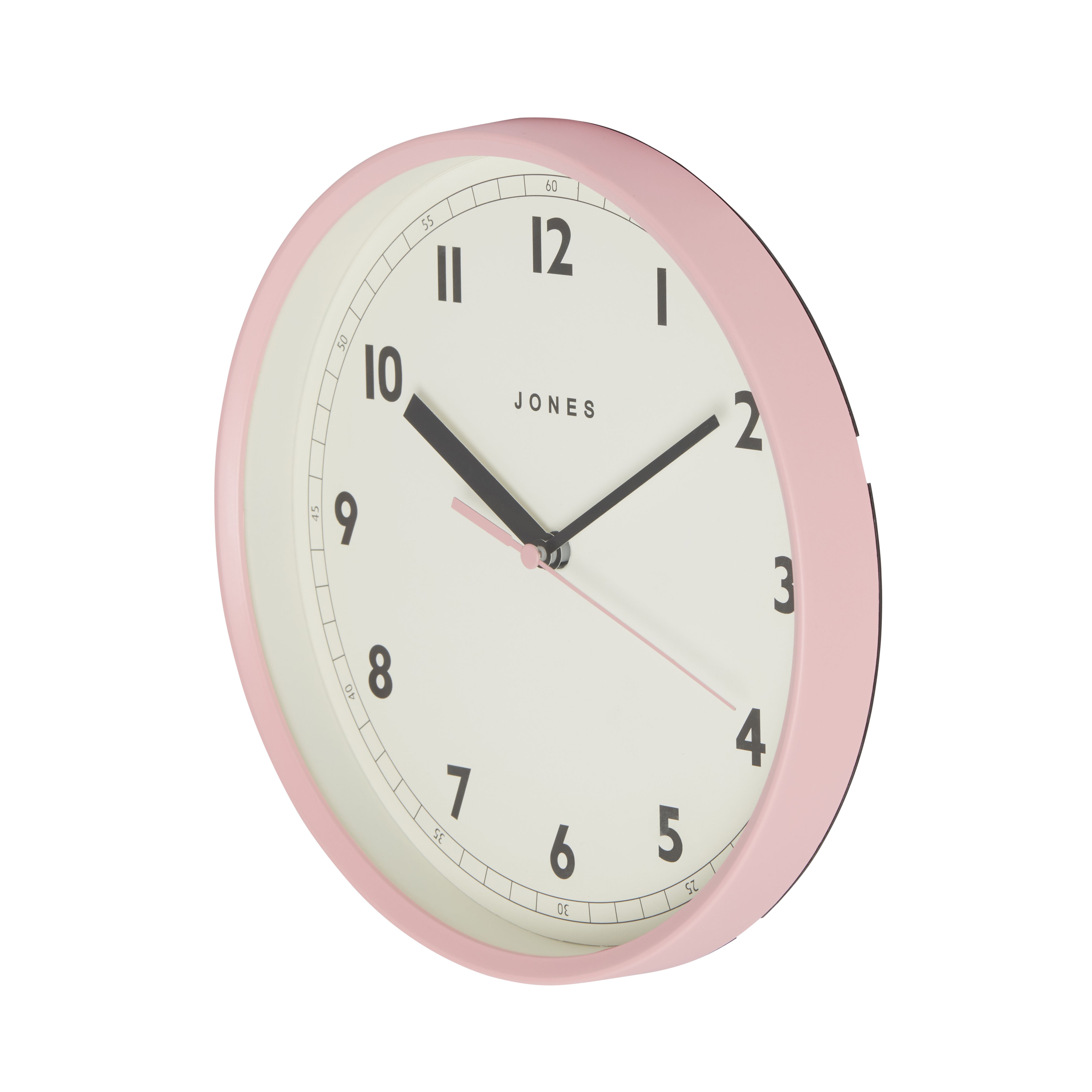 Jones Dime Contemporary Pink Quartz Clock Price Comparisons | Compare The Build