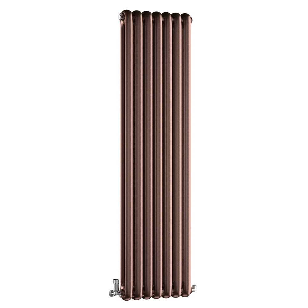 DQ Cassius Vertical Column Radiator, Historic Copper, 1800mm x 510mm Price Comparisons | Compare The Build