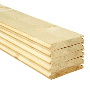 Wickes PTG Timber Floorboards - 18mm x 119mm x 1800mm - Pack of 5 Price Comparisons | Compare The Build