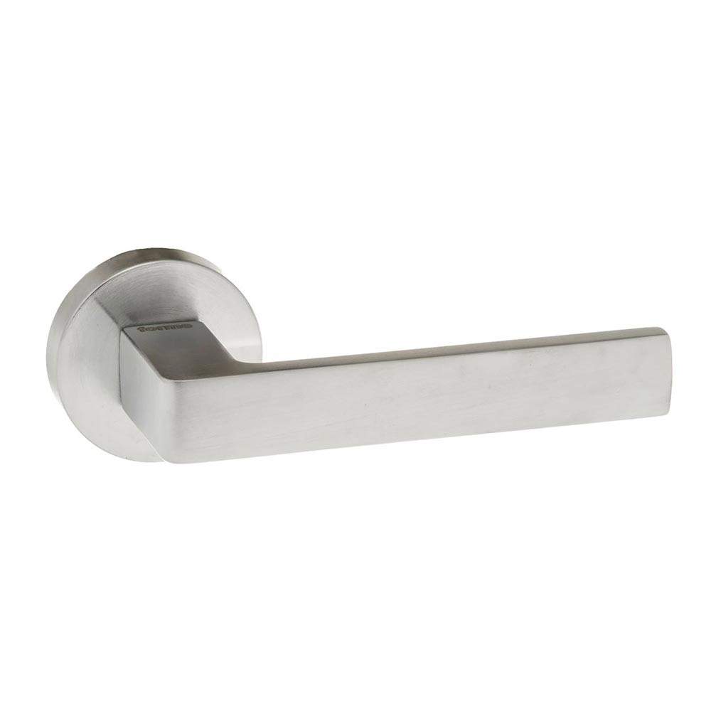 Atlantic Forme Asti Designer Lever on Minimal Round Rose - Satin Chrome Atlantic UK FMR254SC Price Comparisons | Compare The Build